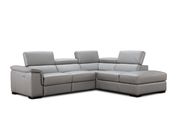 Power recliner gray premium leather sectional by J&M additional picture 3