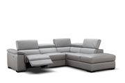 Power recliner gray premium leather sectional by J&M additional picture 4