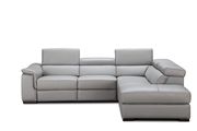 Power recliner gray premium leather sectional by J&M additional picture 5