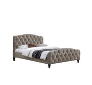 Modern platform bed with tufted head/footboard by J&M additional picture 2