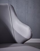 Gray eco leather contemporary dining chair by J&M additional picture 3