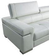 Italian 100% leather couch w/ adjustable headrests additional photo 2 of 1