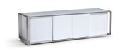 Frosted glass / chrome contemporary TV-stand by J&M additional picture 2