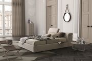Modern beige king bed w/ storage and platform by J&M additional picture 5