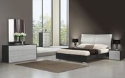 Modern gray/black king bed by J&M additional picture 2