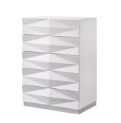 White contemporary chest by J&M additional picture 2