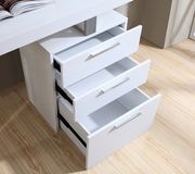 White glossy finish modern computer/office desk by J&M additional picture 3