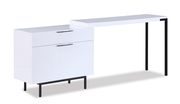 Modern white high-gloss office desk by J&M additional picture 2