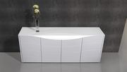 White high gloss modern dining buffet / display by J&M additional picture 2