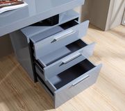 Gray gloss versatile computer/office desk by J&M additional picture 2