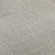 Gray linen-hued fabric accent ottoman by La Spezia additional picture 2