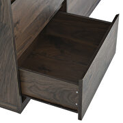 Midcentury modern 9 drawers dresser in dark brown by La Spezia additional picture 12