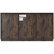 Midcentury modern 9 drawers dresser in dark brown by La Spezia additional picture 6