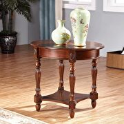 American luxury solid wood end table additional photo 3 of 8