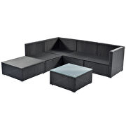 6-piece patio furniture set corner sofa set with thick removable cushions by La Spezia additional picture 6