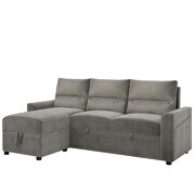 Reversible pull out sleeper sectional storage sofa bed by La Spezia additional picture 3