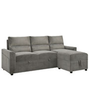 Reversible pull out sleeper sectional storage sofa bed by La Spezia additional picture 7
