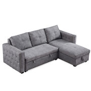 Reversible sleeper sectional storage sofa bed pull-out,corner sofa-bed with storage by La Spezia additional picture 15