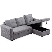 Reversible sleeper sectional storage sofa bed pull-out,corner sofa-bed with storage by La Spezia additional picture 6