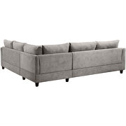 Gray shelter big sectional sofa by La Spezia additional picture 12