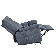 Power lift chair soft fabric upholstery recliner living room sofa chair with remote control by La Spezia additional picture 11