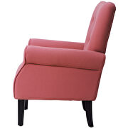 Brick linen modern wing back accent chair additional photo 5 of 8
