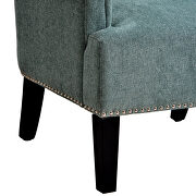 Accent rivet tufted polyester armchair, mint green by La Spezia additional picture 11