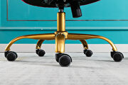 Fuchsia velvet home office swivel desk chair by La Spezia additional picture 18