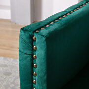 Modern button tufted green velvet accent armchair by La Spezia additional picture 7