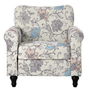 Ustyle accent flower upholstered armchair by La Spezia additional picture 6