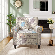 Ustyle accent flower upholstered armchair by La Spezia additional picture 7