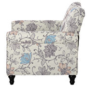 Ustyle accent flower upholstered armchair by La Spezia additional picture 8