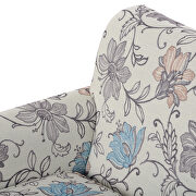 Ustyle accent flower upholstered armchair by La Spezia additional picture 9