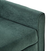 Ustyle green linen upholstery accent armchair additional photo 3 of 7