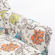 Flower upholstery accenting chair with pillow by La Spezia additional picture 12
