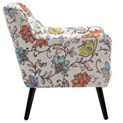 Flower upholstery accenting chair with pillow by La Spezia additional picture 8
