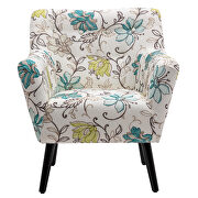 Colorful upholstery accenting chair with pillow by La Spezia additional picture 7