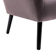 Gray upholstery accenting chair with pillow by La Spezia additional picture 6