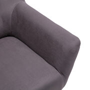 Gray upholstery accenting chair with pillow by La Spezia additional picture 7