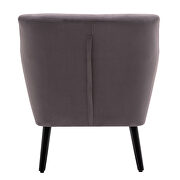 Gray upholstery accenting chair with pillow by La Spezia additional picture 8