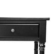 Black wood american solid wood sofa table by La Spezia additional picture 2
