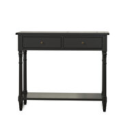 Black wood american solid wood sofa table by La Spezia additional picture 5