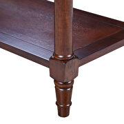 Cherry wood american solid wood sofa table additional photo 5 of 9