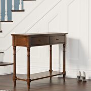 Cherry wood american solid wood sofa table by La Spezia additional picture 8
