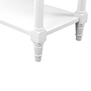 White wood american solid wood sofa table by La Spezia additional picture 3