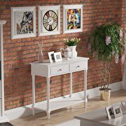 White wood american solid wood sofa table by La Spezia additional picture 7