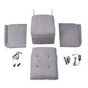 Power lift recliner chair with adjustable massage function by La Spezia additional picture 13