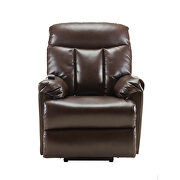 Lift chair and power brown pu leather living room heavy duty reclining mechanism by La Spezia additional picture 12