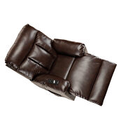 Lift chair and power brown pu leather living room heavy duty reclining mechanism by La Spezia additional picture 13