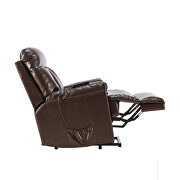 Lift chair and power brown pu leather living room heavy duty reclining mechanism by La Spezia additional picture 14